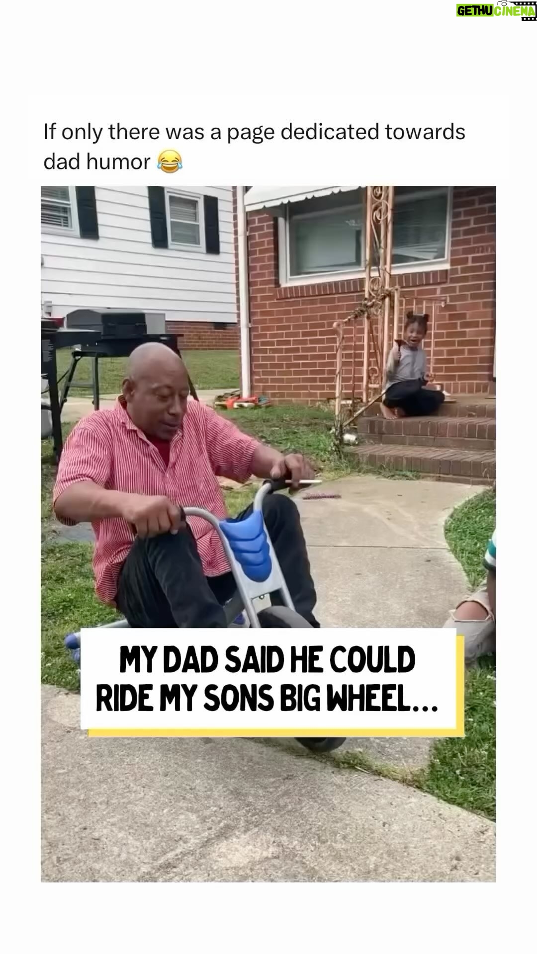 Tamala Jones - 1.8K Likes - With his big ole butt on that babys toy !!ππ€£π€£π€£π€£π€£π€£π€£π€£π€£π€£ β¦ they need to make big wheels for adults , i would get a big wheel squad togetherβ¦ πππ½