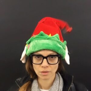 Tamara Braun Instagram - It’s become tradition to post this. This little elf is tired yet again. Hope everyone who celebrates had a good day. #grumpy #elf #merrychristmas #love #peace