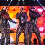 Tamara 'Taj' Johnson-George Instagram - It's a wrap! The #summerblockparty tour is over🥲. Thank you to @livenationurban for seeing the vision. @jodeci and @druhill4real, you guys were awesome! We can't wait to do it again. To the @officialswv Fam🥰. @theofficialswd - @aryescox_ @deja.packer @levelsofbrittany (and @jayyemichael😂), Our babies for life. Love you so much😘😘😘. Our band - @cjmercDr @toussaintliptonii, @shago_elizondo, @ericewill. You guys killed every night❤️. @wesleycopelandgroup, lighting, catering, DJ Shaun, the whole crew. We can't thank you guys enough❤️ @stylistjbolin, @_mekstyles_ and all of the glam squads, we’re speechless. THANK YOU😘😘😘😘 Choreography - @taylorperymon @bella.liguori & @xavier.terell, without you guys, the stage would look like a blank page. YOU DID THAT😘😘😘! @big.dee.ny - Thank you🦾❤️. @ynottamiya - I love you woman❤️. @marquezg - You're that dude❤️. @Neville (who needs a damn ig already🤦🏾‍♀️). What would we do without you? Your loyalty is unmatched❤️. @thedanager - Thank you for locking in the business. ❤️. My Sisters With Amazing Voices, @therealleleeswv & @therealcokoswv - It’s been 31 long, rollercoaster-beautiful years. No matter what we go through, we remember how much better we are together than apart. For that reason, y'all are stuck with my weird, corny, no-fashion sense, colorful eyeshadow, stubborn, annoying, nasty health food eating, animal loving, weighted blanket loving, football shouting, never remembering anybody or anything, always late to the gossip party, always trying everything, loving y'all to death ass😘😘😘😘 #summerblockparty #swv #jodeci #druhill #swd #music #anniversary #coko #lelee #taj #fyp #livenation #30