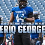 Tamara 'Taj' Johnson-George Instagram - Eriq Michael! Translation: Brave Warrior Who is God-like‼️ I couldn't be more proud of my baby. You set a goal and achieved it. I thank God every day for you. Continue to shoot for the stars. Mommy Loves Baby😘 #son #mother #athlete #warrior #football #award #defensivefreahmenoftheyear