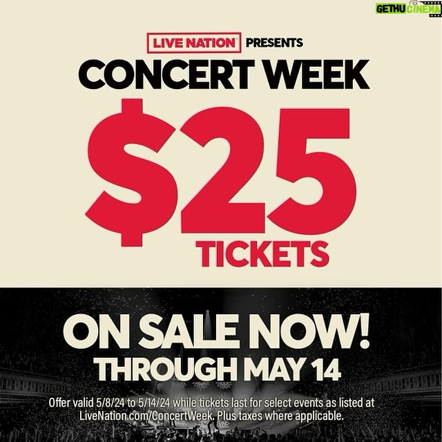 Tamara 'Taj' Johnson-George Instagram - Live Nation’s Concert Week kicks off today and that means you can get tickets to our upcoming Queens of R&B tour for $25 while supplies last thru Tues, May 14th! Just head to LiveNation.com/ConcertWeek for details. We can’t wait to see you all out on tour!!!