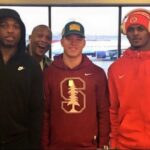 Tamara 'Taj' Johnson-George Instagram - As much as I love @taylorswift & the Kelces, I've been a @christianmccaffrey fan since he played at @stanfordfball 🏈. Go Niners🏈 #football #swiftie #chtistian #mccaffrey #sblviii #letsgo #kelce #9ers #niners #congrats