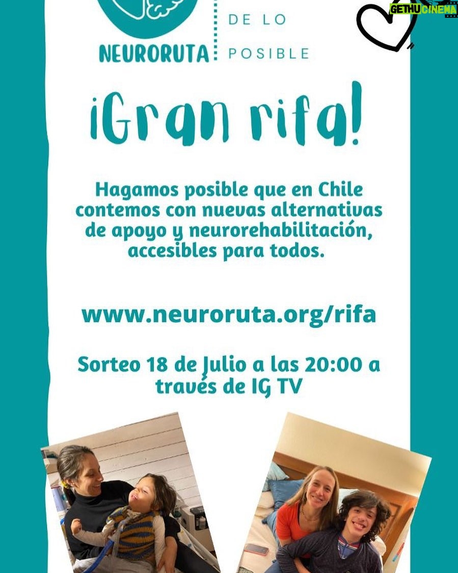 Tamara Acosta Instagram - Hagamos posible que en Chile contemos con nuevas alternativas de apoyo y neurorehabilitación ,accesibles para todos !