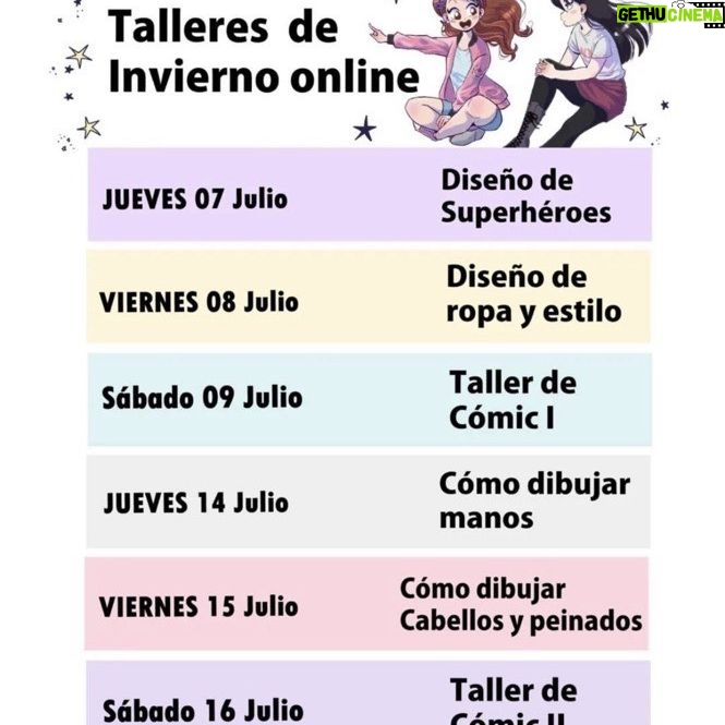 Tamara Acosta Instagram - Panorama para vacaciones!!! Daniela Tihers, dictará estos talleres. Ella es la autora de Alegría y Sofía! Perfecto para a los que les gustan los cómics!!!!!