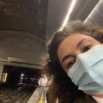 Tamara Acosta Instagram - En esta casa se anda en metro !! Elige el transporte público!!!! # metro santiago # transporte público