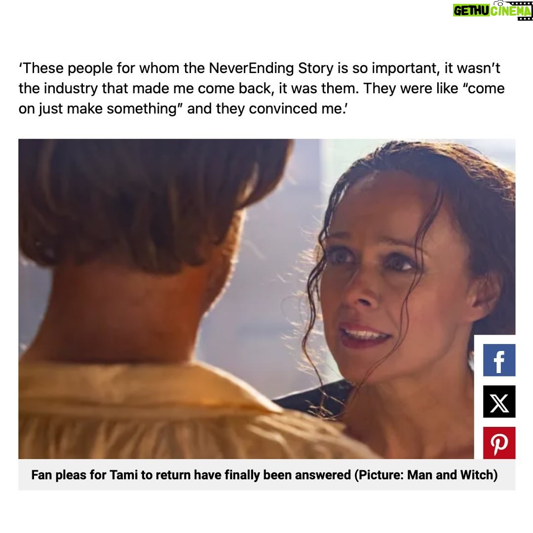 Tami Stronach - 4.3K Likes - And this weekend, we are finally back! I am so thankful for all of you, for the encouragement all the way, and for being a part of this NeverEnding Story! Tickets to the world premiere of Man & Witch happening THIS SUNDAY can be found in my bio š§
Thank you to @metro.co.uk for the feature!
#TamiStronach #ManAndWitch #ManAndWitchFilm #NeverEndingStory #ChildlikeEmpress #TheNeverEndingStory