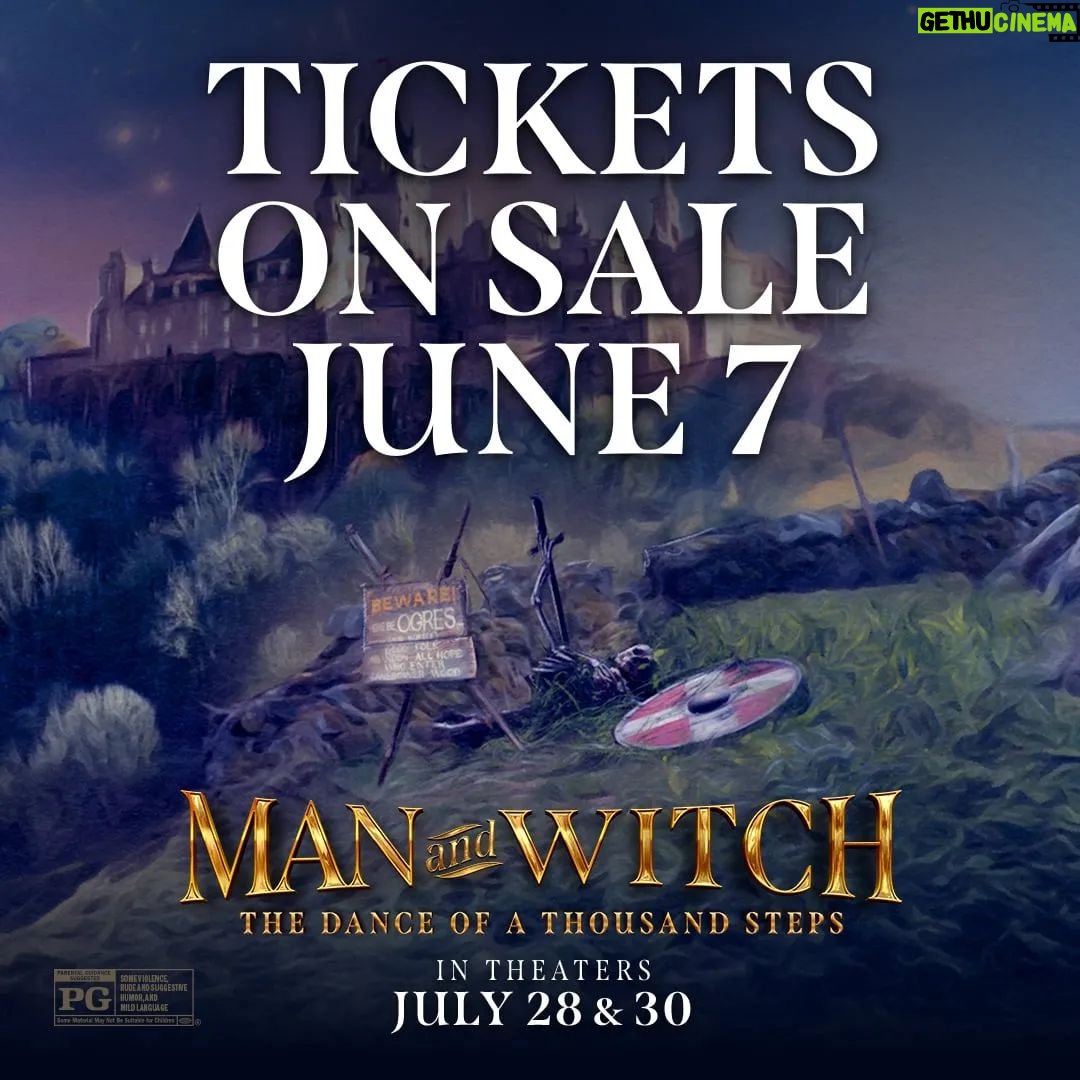 Tami Stronach - 2.5K Likes - Mark your calendars: tickets for MAN AND WITCH: THE DANCE OF A THOUSAND STEPS go on sale Friday, June 7! See the most magical film of the summer in theaters nationwide July 28 and 30 exclusively with @fathomevents. Tickets will be available from manandwitch.com.
And for a special sneak preview, arrive early to Fathom's highly-anticipated rerelease of THE LORD OF THE RINGS, in theaters everywhere June 8-10!
#ManAndWitch #ManAndWitchFilm #Magic #Fantasy #Adventure #80snostalgia