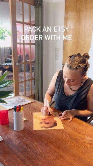 Tami Stronach Instagram - Pack an Etsy order with me💌 Did you know you can get The Never Ending Story memorabilia online? Choose your print, a custom message and I will do the rest. Head to the Etsy shop linked in my bio to get yours!

#TheNeverEndingStory #TheChildlikeEmpress #TamiStronach #TheNeverEndingStoryArt