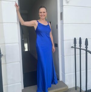 Tami Stronach Instagram - On the red carpet for the Man & Witch World Premiere 🎬 What an incredible weekend celebrating the culmination of the hard work of so many people. I cannot wait for you to see this film in theatres across the US this Summer, tickets are available at the link in my bio now!
Thank you to Guild of Hands for the beautiful red carpet look 💙

#TamiStronach #ManAndWitch #ManAndWitchFilm #GiovanniPernice #StrictlyComeDancing #NeverEndingStory #ChildlikeEmpress