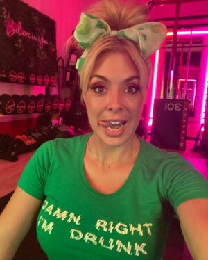 Tanea Brooks Instagram - Damn right I’m drunk in my 15 year old St. Paddy’s Day shirt 😉. #aboutlastnight  #rebel