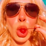 Tanea Brooks Instagram - She’s the Cherry on top energy 🍒 #paulsmith #vintage #sunnies #eyewear #eyecandy #cherry #rebel