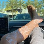 Tania Raymonde Instagram - what happens when I’m bored in a car waiting for someone and I find a Posca marker