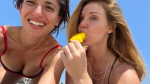 Tania Raymonde Instagram - beach with ma belle @itsmekelligarner