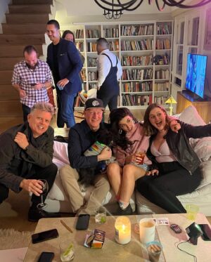Tania Raymonde Instagram - windy beach days trailer selfies bloody Marys with friends and other nice moments recently~~