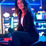 Tania Raymonde Instagram – Outtake from season 3 portraits at the Rising Sun 🦅 @goliathtv
