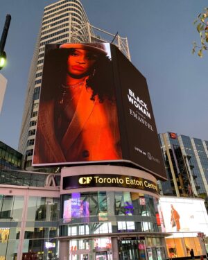 Tanisha Scott Instagram - BLACK WOMAN. 
Humbled to be represented like this alongside brilliant, strong and accomplished sisters from Toronto. Thank you @kardinalo for seeing me and @ashleymckenziebarnes for including me. Love to @cellulardada this song is truly a love letter to black women.