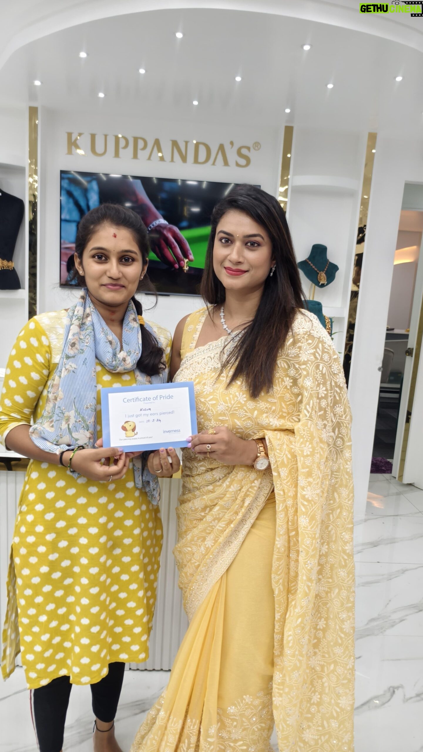 Tanisha Kuppanda Instagram - Hello all 😊 we are now introducing ear & nose piercing 😍 visit @kuppandasjewellery for more information 🥰