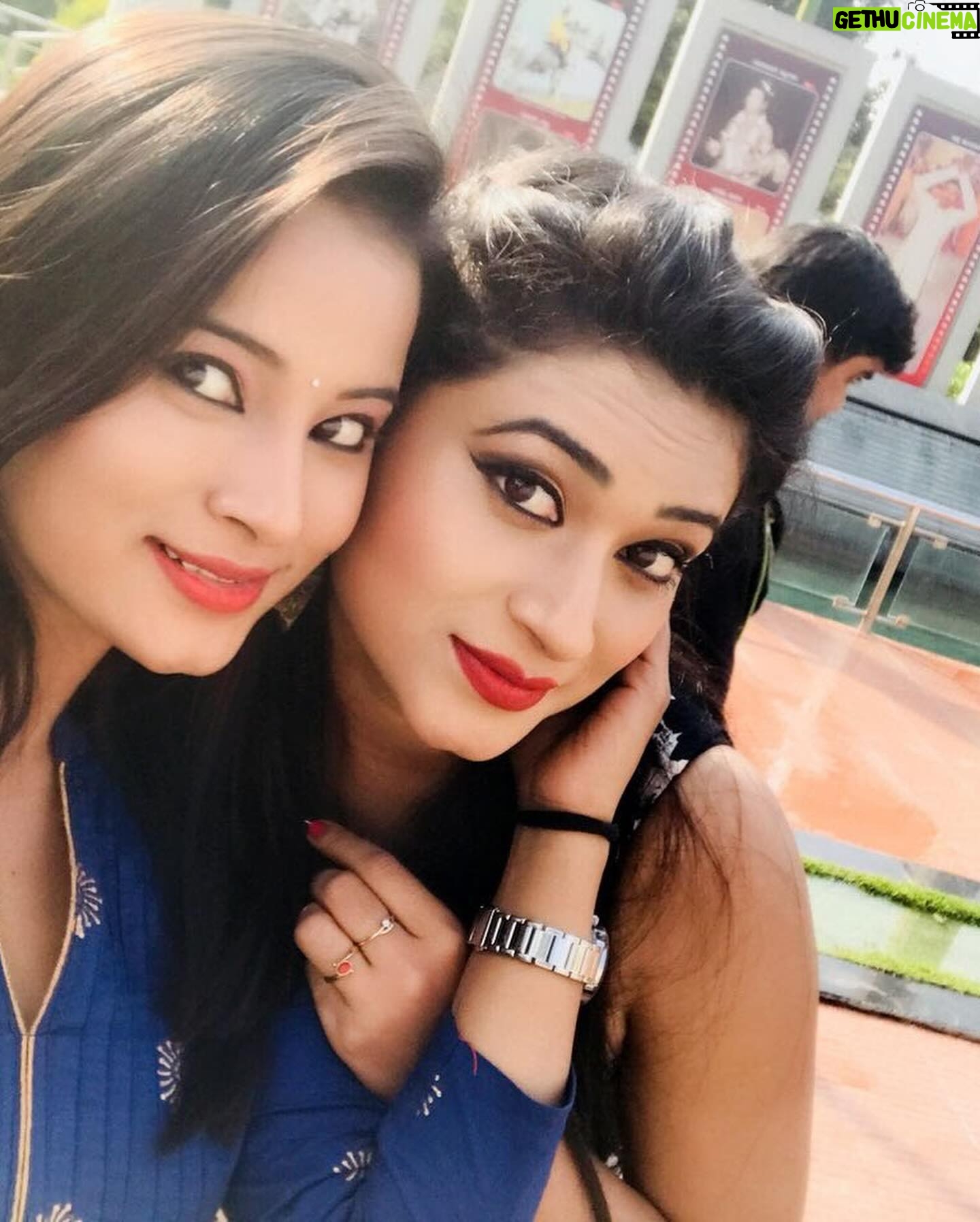 Tanisha Kuppanda Instagram - Wisshhhhh you a very happy bday swthrt @anusharai_official β€οΈ stay happy stay blessed stay loved π₯° let u get everything u wish π years of hard work, stability and consistency at work when ur standing strong today π much love to u chinni @anusharai_official kushi kushi agiru baby π
