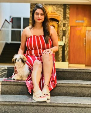 Tanisha Kuppanda Instagram - Aww 🥰 This beautiful place to hangout with family friends #gardenasiaresort 😃 good place good food and pet friendly with indoor games and pool 🥰🥰 good time spent with my family 😍😍 do check @thegardenasiaresort ❤️if ur planning for vaccayyy 😄😄