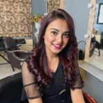 Tanjim Saiyara Totini Instagram - Thank you so much @makeoverfinesse and @farhanachaity_official apu for this beautiful hair color! I’m so in love with this hair color 😭❤️