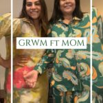 Tanvi Thakkar Instagram - This video was shot in the crappiest lighting , zero aesthetic shot taking and is absolutely random. But what is has is a crazy mother and daughter duo having a good time while getting ready ! Enjoy ! 💄💋 #grwm #momanddaughter #grwm #makeuptutorial