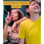 Tanvi Thakkar Instagram - Daily Dose Of Vitamin B(lood)🥤🥤 #couplevideos #funnyvideos #marriedcouple #tanvithakkar #tanvithakker #adityakapadia #newparents