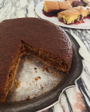 Tanya Plibersek Instagram - Perfect day for baking. Focaccia, plum cake and nutmeg cake.