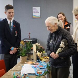 Tanya Plibersek Instagram - Spent yesterday afternoon with conservationist Dr Jane Goodall, and lots of fantastic young people doing great things to protect animals and the environment.

Jane reminds us we can all play our part to protect the planet.