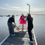 Tanya Hennessy Instagram - I will always be so proud to be from Newcastle. My home and my comfort place. I miss it a lot, Belmont foreshore is just bliss and I ruined that for a lot of people with my chaotic pink santa capers lol