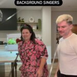 Tanya Hennessy Instagram - an Ozzie special 🇦🇺 being away from @elizzabethhall for a month was tough, but the queen @tanhennessy stepped up to the mic for a special performance with @daryl.braithwaite 🐎🐎🐎