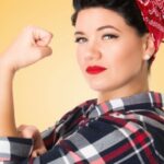 Tanya Hennessy Instagram – Just found this from 2016. Low key obsesssed ahhaha Rosie the Riveter realness.