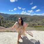 Tanya Hennessy Instagram – A cock in a frock on a rock @camillawithlove