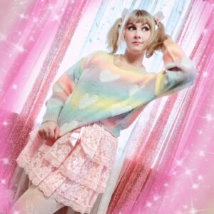 Tara-Nicole Azarian Instagram - 🦄🧁Living my #kawaii dreams🧁🦄 
#sponsoredbyHT #HTFxAugustMustHaves  #hottopic 
.
.
●●●●
Photo: @maxx_warner 📷
Clothes: @hottopic 👑
My FUN account: @taracosplay ❤
●●●●
●●●●
#htfxpride #HTFanatic #htfandom #softgirl #disabledcosplayer #disabledmodel #disabledandhot #disabilitypride #actuallyautistic #ambulatorywheelchairuser #ehlersdanlossyndrome #mastcellactivationsyndrome #disabledandcute #officialtaracosplay #scoliosis #womenwithadhd