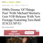 Tara Reid Instagram - Thanks @variety Really excited for people to see me in a completely different role. This dramatic piece began filming in 1985 and wrapped in 2022. ‘Of Things Past’ is on @amazonprime now. Enjoy 🎥