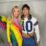 Tara Reid Instagram - What a great Halloween!!! 🎃👻🧡 I hope everyone had a great one too!!! 🌈😇 makeup and photos by @itsafilmphoto costume by @forthestarsfashionhouse #halloween #love