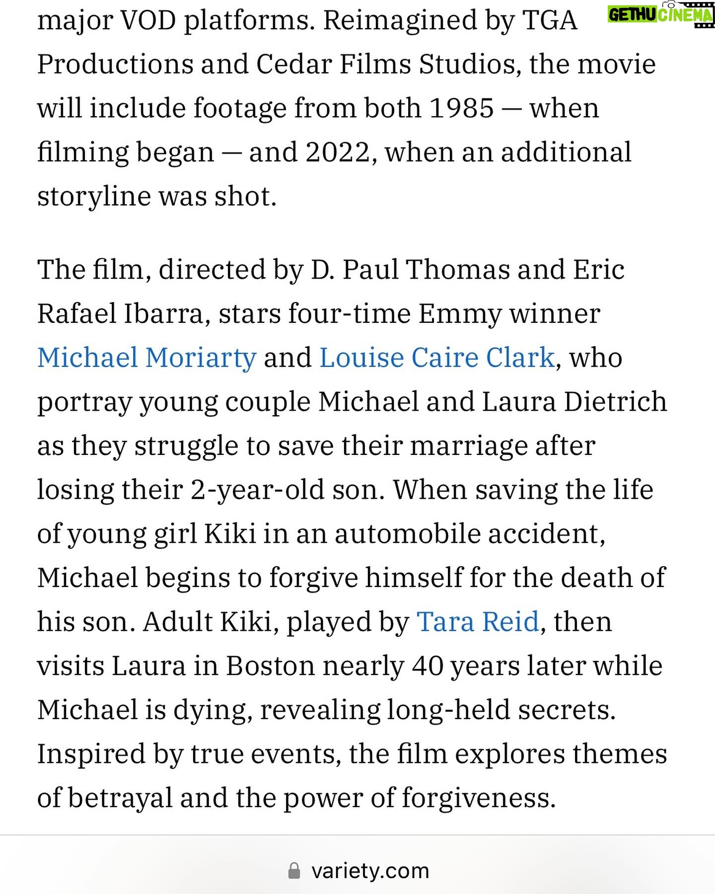 Tara Reid Instagram - Thanks @variety Really excited for people to see me in a completely different role. This dramatic piece began filming in 1985 and wrapped in 2022. ‘Of Things Past’ is on @amazonprime now. Enjoy 🎥