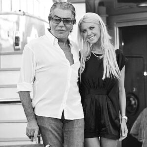 Tara Reid Instagram - To my beloved old friend thank you so much for your kindness, wisdom, friendship and fashion you will always be like a father to me miss you forever rest in paradise @roberto_cavalli 💜😇🙏✨💫🕊️