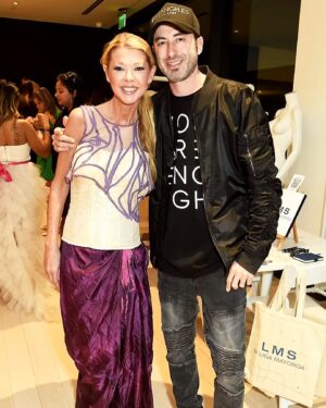 Tara Reid Instagram - Has the most amazing time @veganfashionweek thanks so much for having me again in your front row, so happy to see my friend @derekwarburton 

Hair & Makeup 💄 @matthewpaulmurray 
Outfit @maisonpriveepr_la @chereshnivska 
Bustier @joannahadfield by @coletteonsunset 

#VeganFashionWeek #TaraReid #downtownLA 
#models #vegan