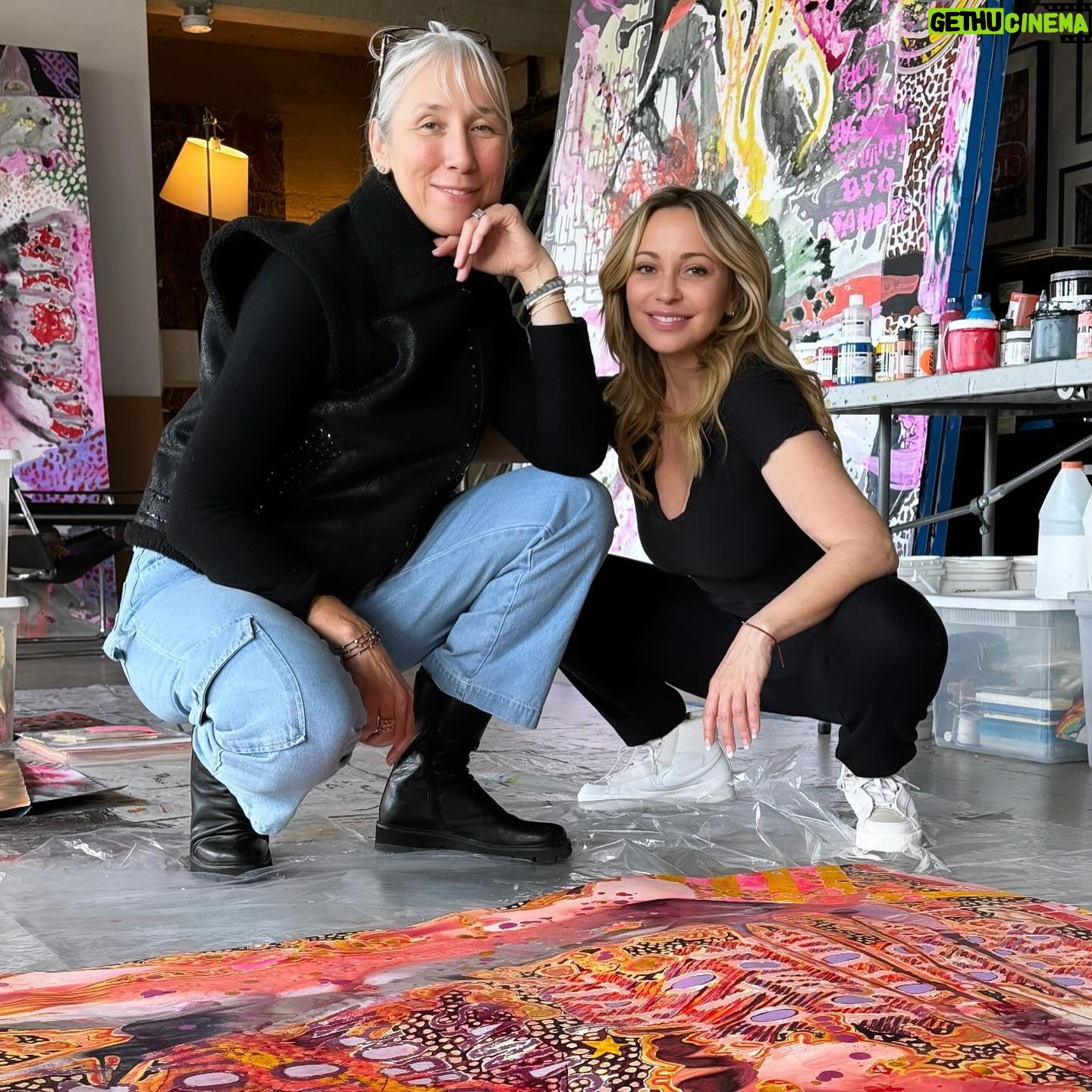 Tara Strong Instagram - When you celebrate an artist, magic happens. When you experience all of the magic @alexandragrantstudio exudes, you are showered in light. I encourage you to check out all her work & how she gives back @grantloveproject when artists see each other, love happens. Thank you for this Alexandra 🩷🩷