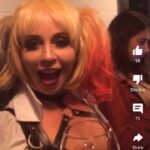 Tara Strong Instagram – Heartbroken over the loss of the inspiration for #harleyquinn #arleensorkin 🖤❤️ she empowers women around the world, myself included. Arguably the biggest #cosplay character ever. From sidekick to international powerhouse. Because of HER performance. This was my first time cosplaying ever. #sdcc #riplegend