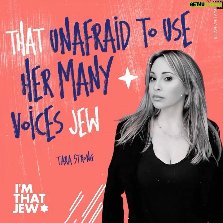 Tara Strong Instagram - You might not have the vocal chops like professional voiceover talent @tarastrong. But you can sure use your voice. For good. Look, the Jewish People love life – we’re bold, diverse, strong, smart, funny, beautiful, talented, resilient, educated, hard-working, optimistic – and so much more. Now, more than ever – rise up, speak up, and show your true colors. Be proud. Like Tara. And if you’re not Jewish, and see hatred for our people, then speak up as well. Use your voice for good, no matter who or what you are. #IMTHATJEW #JEWISH #PRIDE #ENDJEWHATRED Follow @eitanchitayat_words for more on this celebration of the Jewish People ✡️