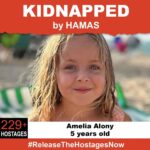 Tara Strong Instagram – She’s only five. She’s a hostage, being held by the brutal death cult #HAMAS. She could be your baby. On Oct 7 she was ripped from her home along with 239 innocent people, including the elderly, babies & beautiful innocent souls of all ages. They have NOTHING to do with any conflict. Don’t forget them. Don’t let heartless humans rip down their pictures. Bring them all home. #releasethehostagesnow