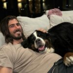 Tara Strong Instagram – I love them both so much. 💜💜 #bernesemountaindog