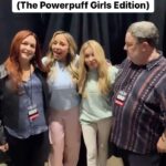Tara Strong Instagram - Having fun at #C2E2 with @tarastrong @catherinecavadini @rljtoday #mojojojo #Buttercup #Bubbles #Blossom