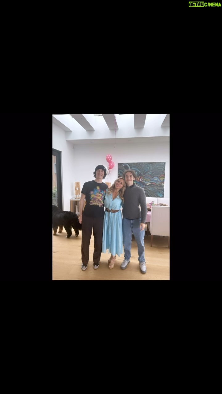 Tara Strong Instagram - Of all the things I’ve ever done, being your mom is my favorite one. Thanks for being best boys ever @samsstrong @adenjstrong 🩵🩵 & thanks for bringing us a @sydrey & thanks for loving us @morewillie 🩵🩵 Happy Mother’s Day all!