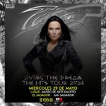 Tarja Turunen Instagram - Costa Rica and El Salvador! Two more date have just been added to the Living The Dream - The Hits Tour 2024 in May. See you there! 28.05.24 Costa Rica, San José - Pepper Club 29.05.25 El Salvador, San Salvador - Museo De Arte (Marte) Tickets link in stories, highlights and bio!