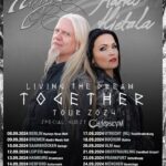 Tarja Turunen Instagram - Tarja and Marko Hietala: Living the Dream TOGETHER Tour 2024 08.09.2024 Berlin, Huxleys Neue Welt 09.09.2024 Bremen, Aladin Music Hall 10.09.2024 Saarbrücken, Garage 12.09.2024 Leipzig, Hellraiser 13.09.2024 Hamburg, Gruenspan 14.09.2024 Herford, Kulturwerk 16.09.2024 Groningen (NL), De Oosterpoort 17.09.2024 Utrecht (NL), TivoliVredenburg 18.09.2024 Bochum, Matrix 20.09.2024 Ulm, Roxy 21.09.2024 Obertraubling, Eventhall Airport 23.09.2024 Frankfurt, Batschkapp 24.09.2024 München, Backstage 25.09.2024 Pratteln, Z7 After a series series of triumphant performances in South America, where Marko Hietala joined Tarja as a special guest for several SOLD OUT shows, the dynamic duo is now set to captivate European audiences with their enthralling collaboration.   The European tour, which kicks off in September in Germany, promises to be an unforgettable experience as these two familiar voices reunite on stage once again.   Tarja recently released her first greatest hits album, “Best of Tarja – Living the Dream.” The live show will feature a selection of songs from her career, also found on the Best Of, including fan favourites and her own personal picks.   Adding to the excitement, Tarja and Marko recently collaborated on the duet single ´Left On Mars,´ which received widespread acclaim and further cemented their status as musical icons.   Marko will perform his own songs with his band before joining Tarja on stage for a night that promises to be nothing short of memorable.   Expectations are high as the duo continues to delight fans with both old and new songs, building on the success of their South American tour. Tickets at link in bio and highlights.