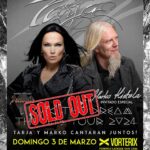Tarja Turunen Instagram - I am getting super excited about my journey to South America for the tour that starts already next week! Yeah!! Few meet&greets still are available for these shows and the tickets are running fast for the tour. Buenos Aires, Curitiba and Porto Alegre are sold out. I hope to see you there rocking with me. Thank you for the opportunity! ♥️🤟🏻 @marko_hietala_official #livingthedream #thehitstour