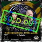 Tarja Turunen Instagram - Wow, Brazil! The Belo Horizonte, Curitiba and Porto Alegre shows are sold out! Grab a ticket for one of the other dates before they are gone!