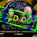 Tarja Turunen Instagram - I am getting super excited about my journey to South America for the tour that starts already next week! Yeah!! Few meet&greets still are available for these shows and the tickets are running fast for the tour. Buenos Aires, Curitiba and Porto Alegre are sold out. I hope to see you there rocking with me. Thank you for the opportunity! ♥️🤟🏻 @marko_hietala_official #livingthedream #thehitstour